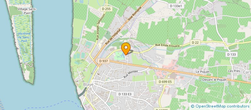 localisation de l'entreprise MONSIEUR FRANCK JULIEN à BLAYE