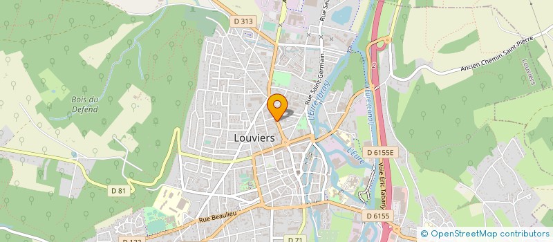localisation de l'entreprise MONSIEUR FRANCK-JUNIOR MARIN à LOUVIERS