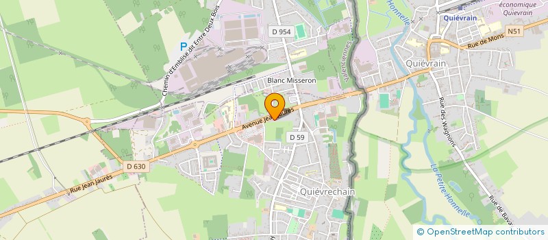 localisation de l'entreprise MONSIEUR FRANCK KAPPEL  QUIEVRECHAIN