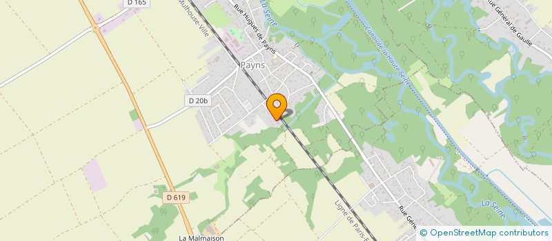 localisation de l'entreprise MONSIEUR FRANCK KARL  PAYNS