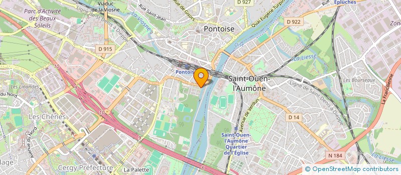 localisation de l'entreprise MONSIEUR FRANCK KASAWAT à PONTOISE