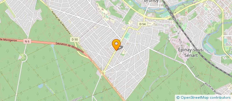 localisation de l'entreprise MONSIEUR FRANCK KECH  BRUNOY