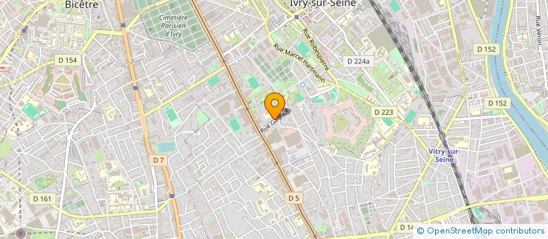 localisation de l'entreprise MONSIEUR FRANCK KELLER  IVRY-SUR-SEINE