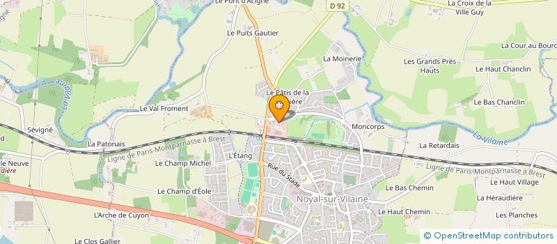 localisation de l'entreprise MONSIEUR FRANCK KERDAVID à NOYAL-SUR-VILAINE