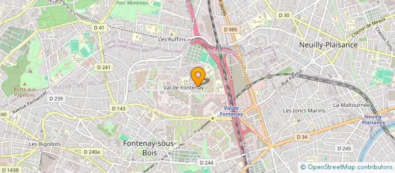 localisation de l'entreprise MONSIEUR FRANCK KERDELHUE à FONTENAY-SOUS-BOIS