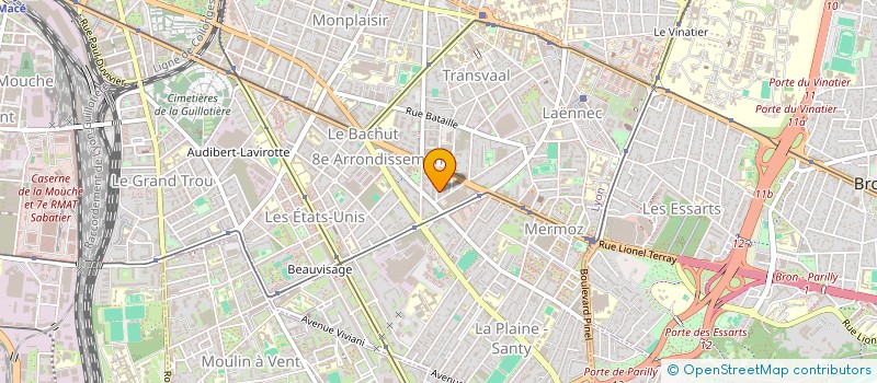 localisation de l'entreprise MONSIEUR FRANCK KEUDJEU ESSIANE  LYON