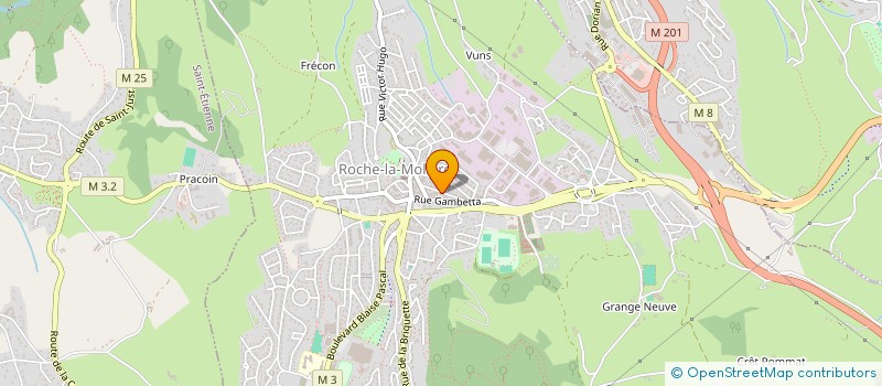 localisation de l'entreprise MONSIEUR FRANCK KHOSROVIAN  ROCHE-LA-MOLIERE