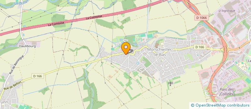 localisation de l'entreprise MONSIEUR FRANCK KISTER  MORSCHWILLER-LE-BAS