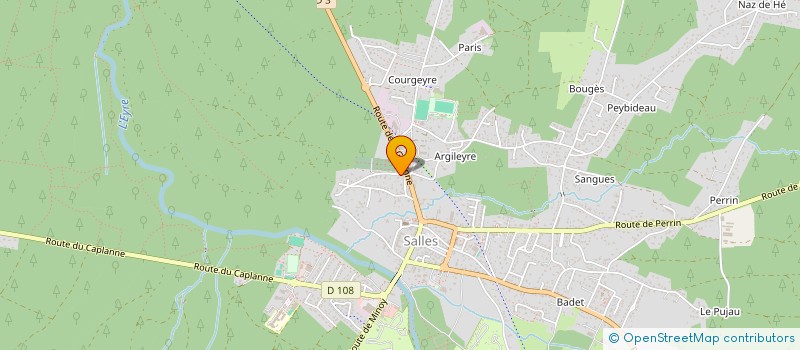 localisation de l'entreprise MONSIEUR FRANCK KLINCEWICZ  SALLES