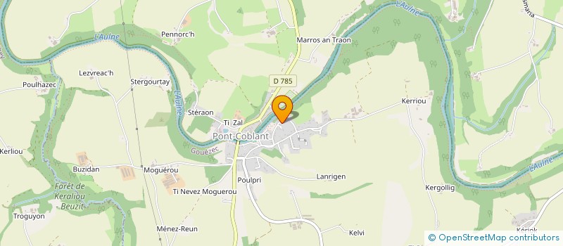 localisation de l'entreprise MONSIEUR FRANCK KOCH  GOUEZEC