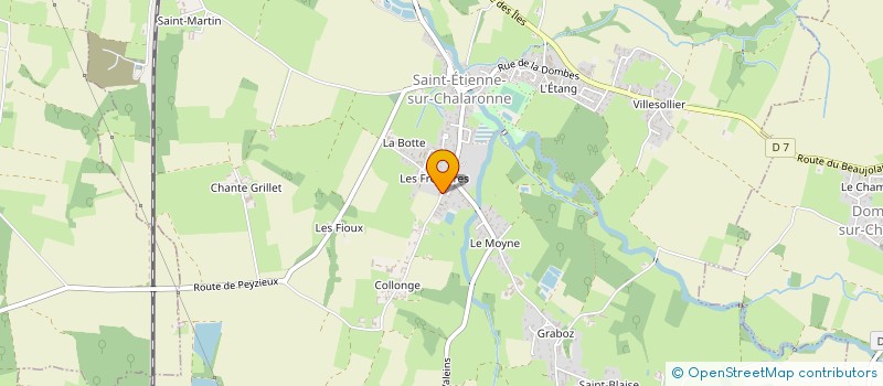 localisation de l'entreprise MONSIEUR FRANCK KOCHMANN à SAINT-ETIENNE-SUR-CHALARONNE