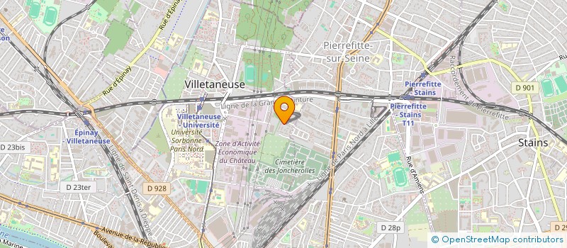 localisation de l'entreprise MONSIEUR FRANCK KONE à VILLETANEUSE