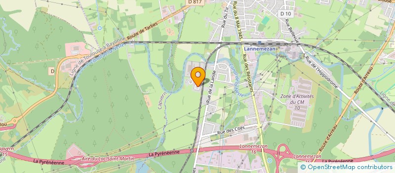 localisation de l'entreprise MONSIEUR FRANCK KOOB à LANNEMEZAN