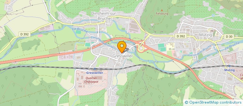 localisation de l'entreprise MONSIEUR FRANCK KORMANN  GRESSWILLER