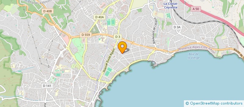 localisation de l'entreprise MONSIEUR FRANCK KORTYLAK  LA CIOTAT