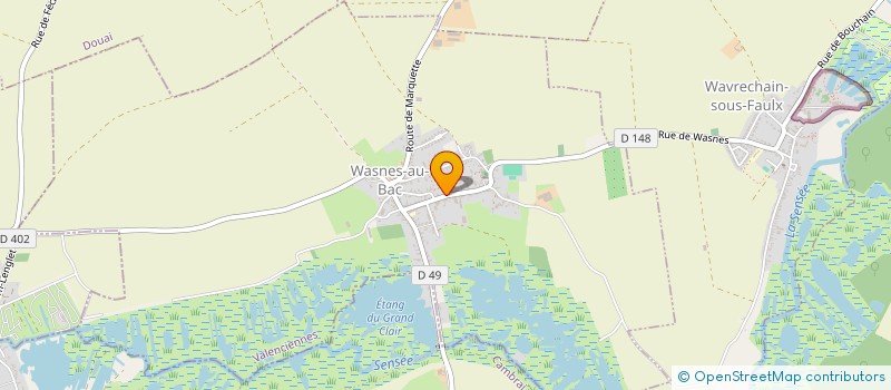 localisation de l'entreprise MONSIEUR FRANCK KROWICKI  WASNES-AU-BAC