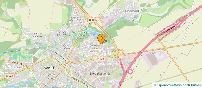 localisation de l'entreprise MONSIEUR FRANCK KRUSZYNSKA  SENLIS