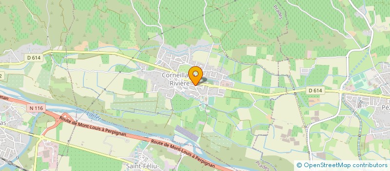 localisation de l'entreprise MONSIEUR FRANCK KURZAWA  CORNEILLA-LA-RIVIERE