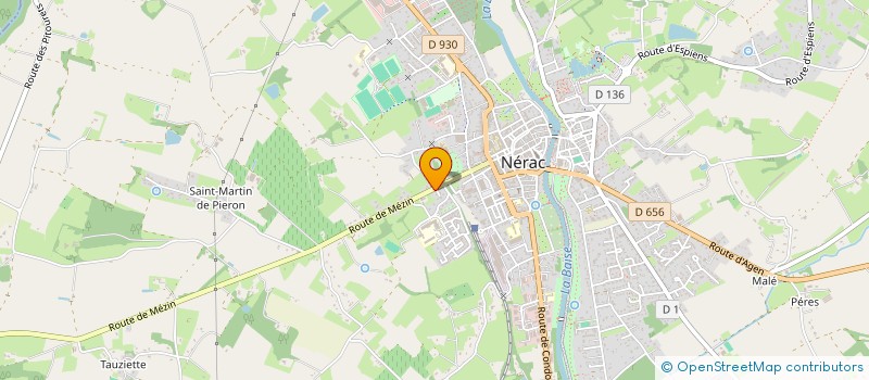 localisation de l'entreprise MONSIEUR FRANCK KUTER  NERAC