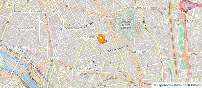 localisation de l'entreprise MONSIEUR FRANCK LA PORTE  PARIS