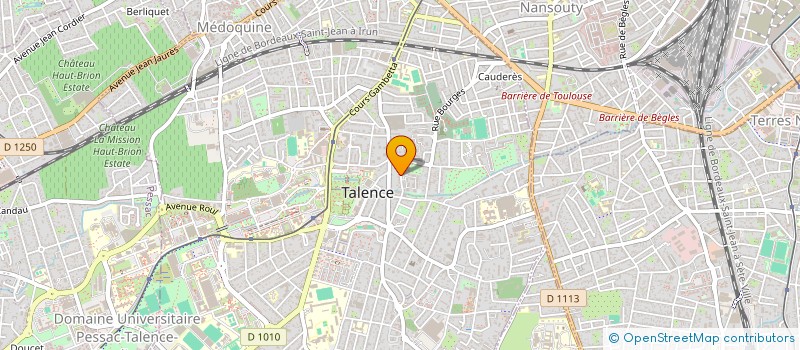 localisation de l'entreprise MONSIEUR FRANCK LABARRERE  TALENCE