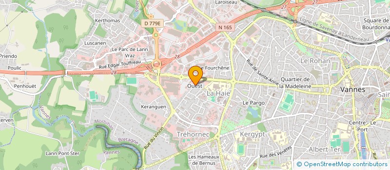 localisation de l'entreprise MONSIEUR FRANCK LABBAY à VANNES