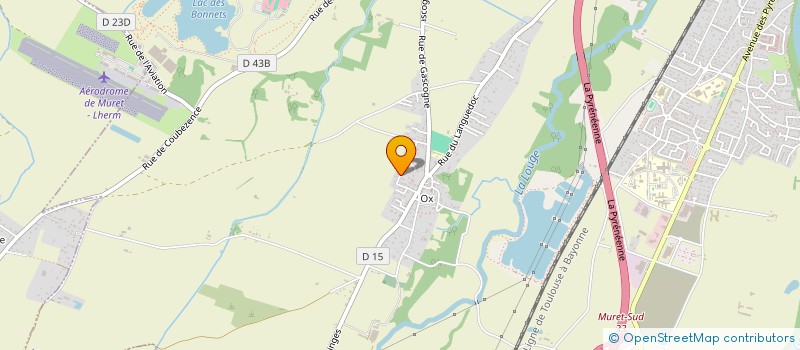 localisation de l'entreprise MONSIEUR FRANCK LABEDAN  MURET