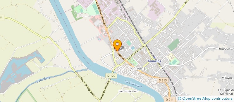 localisation de l'entreprise MONSIEUR FRANCK LABEYRIE  TONNEINS