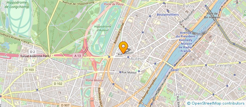 localisation de l'entreprise MONSIEUR FRANCK LABUSSIERE  PARIS