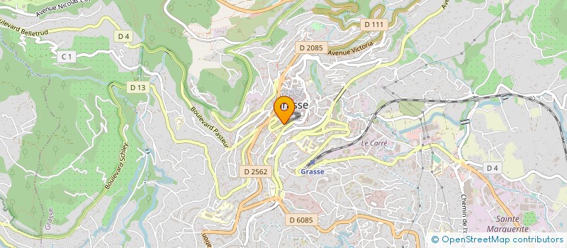 localisation de l'entreprise MONSIEUR FRANCK LACHASSE  GRASSE