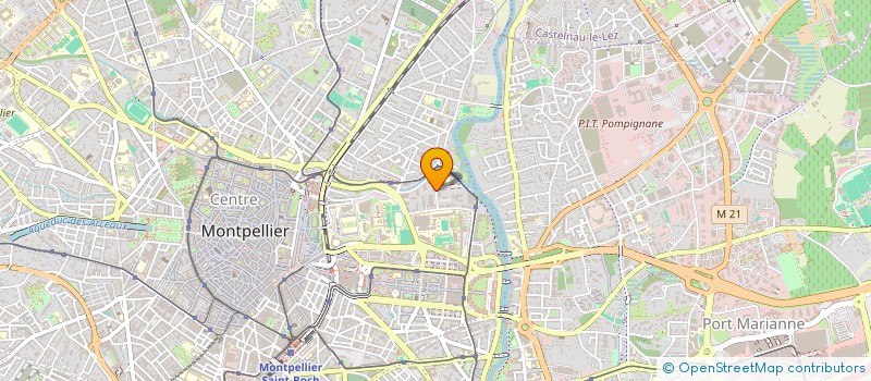 localisation de l'entreprise MONSIEUR FRANCK LACOMBE à MONTPELLIER
