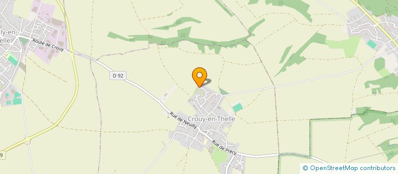 localisation de l'entreprise MONSIEUR FRANCK LACOUR  CROUY-EN-THELLE