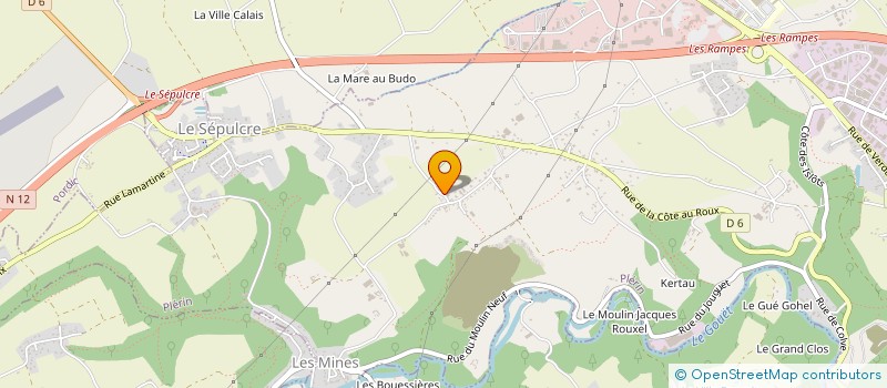 localisation de l'entreprise MONSIEUR FRANCK LACROIX à PLERIN