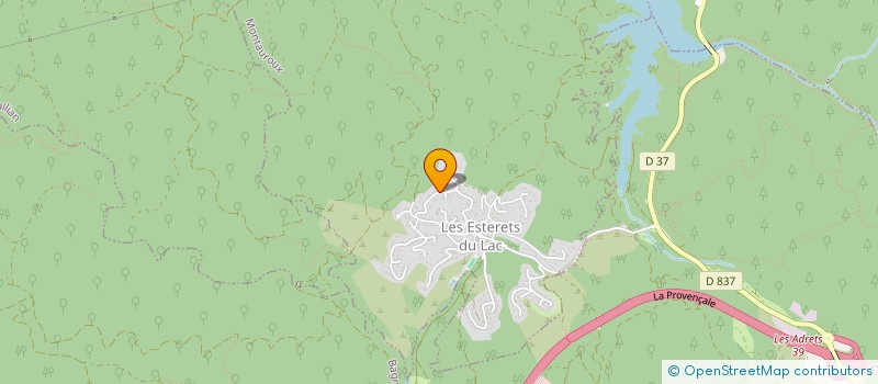 localisation de l'entreprise MONSIEUR FRANCK LADAS  SEILLANS