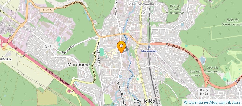 localisation de l'entreprise MONSIEUR FRANCK LADJI  MAROMME