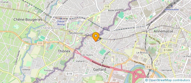 localisation de l'entreprise MONSIEUR FRANCK LAFAY  GAILLARD