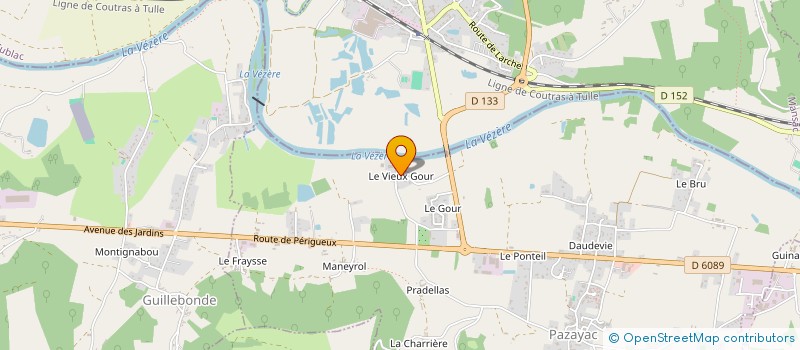 localisation de l'entreprise MONSIEUR FRANCK LAFON  COLY-SAINT-AMAND