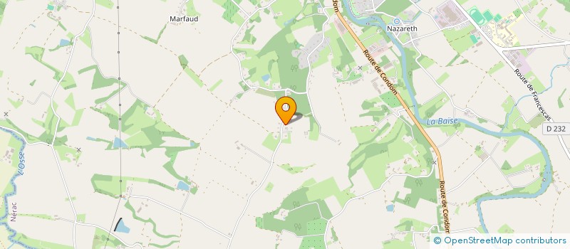 localisation de l'entreprise MONSIEUR FRANCK LAGARDE  POMPIEY