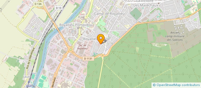 localisation de l'entreprise MONSIEUR FRANCK LAGNEAU  COMPIEGNE