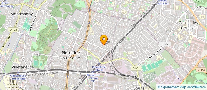 localisation de l'entreprise MONSIEUR FRANCK LAGNIAUX à PIERREFITTE-SUR-SEINE