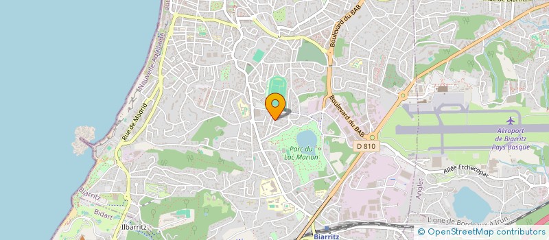 localisation de l'entreprise MONSIEUR FRANCK LAHARRAGUE à BIARRITZ