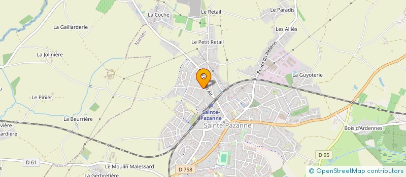 localisation de l'entreprise MONSIEUR FRANCK LAHEUX à SAINTE-PAZANNE
