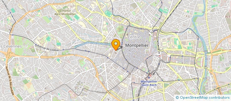 localisation de l'entreprise MONSIEUR FRANCK LAIDIN à MONTPELLIER