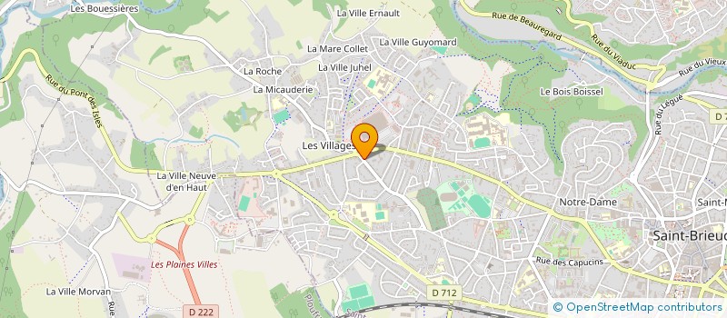 localisation de l'entreprise MONSIEUR FRANCK LALAIRE à SAINT-BRIEUC