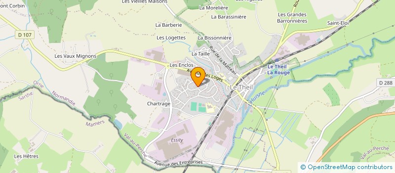 localisation de l'entreprise MONSIEUR FRANCK LALISSE à VAL-AU-PERCHE