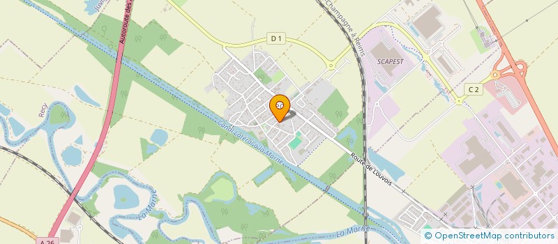 localisation de l'entreprise MONSIEUR FRANCK LALLEMENT  RECY