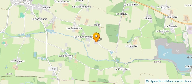 localisation de l'entreprise MONSIEUR FRANCK LALLEMENT  LE PIN