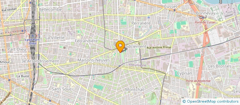 localisation de l'entreprise MONSIEUR FRANCK LAMAZIERE à LYON