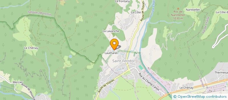 localisation de l'entreprise MONSIEUR FRANCK LAMBERSENS  SAINT-FERREOL