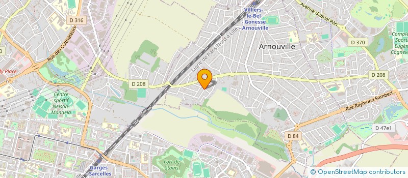 localisation de l'entreprise MONSIEUR FRANCK LAMBERT à ARNOUVILLE